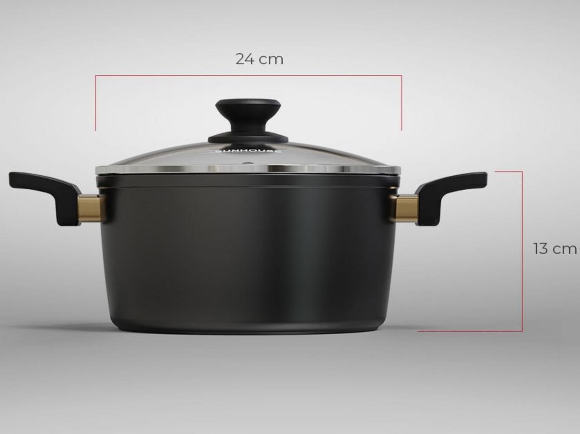 Lớp phủ Ultra Titanium (ILAG Thụy Sĩ) — chống dính bền lâu.