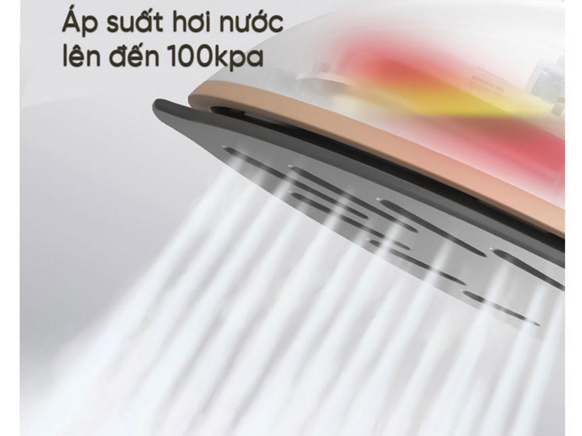 Công suất 1500W — làm nóng nhanh, ủi tiết kiệm thời gian