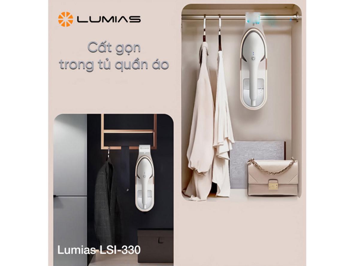 Hơi phun 360° giúp diệt khuẩn và loại bỏ nếp nhăn