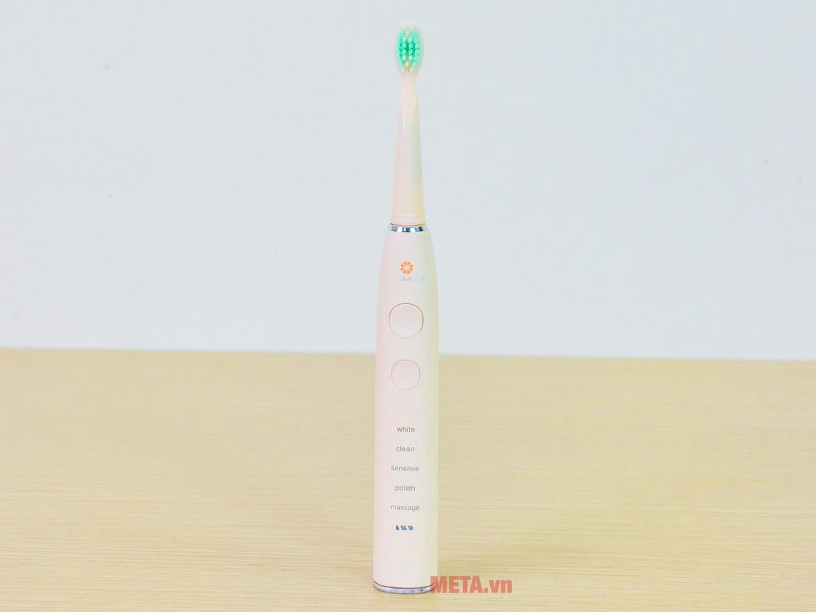 Tần số rung 40.000 lần/phút giúp làm sạch sâu.