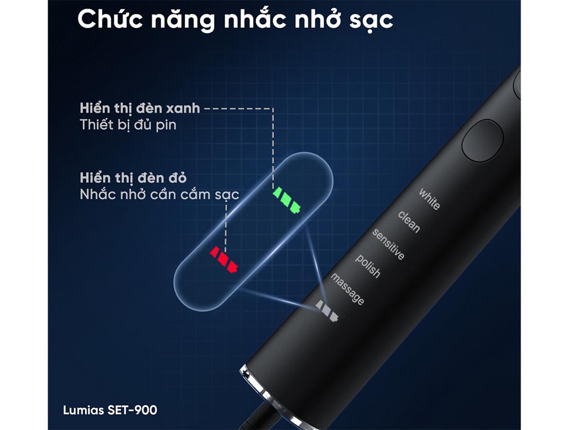 5 chế độ phù hợp cho mọi loại nướu, bao gồm nướu nhạy cảm.