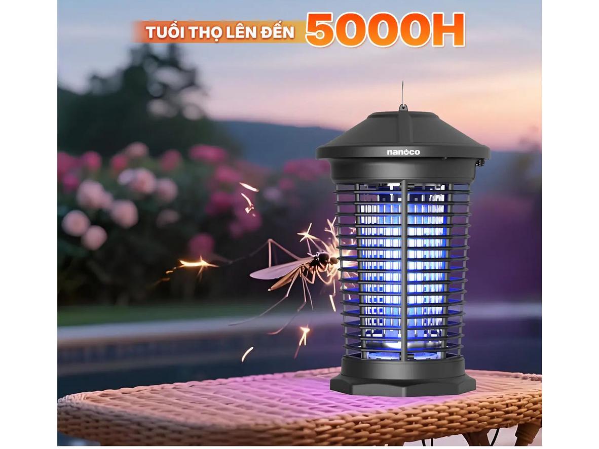 Lưới điện 4000V và khay chứa xác dễ vệ sinh