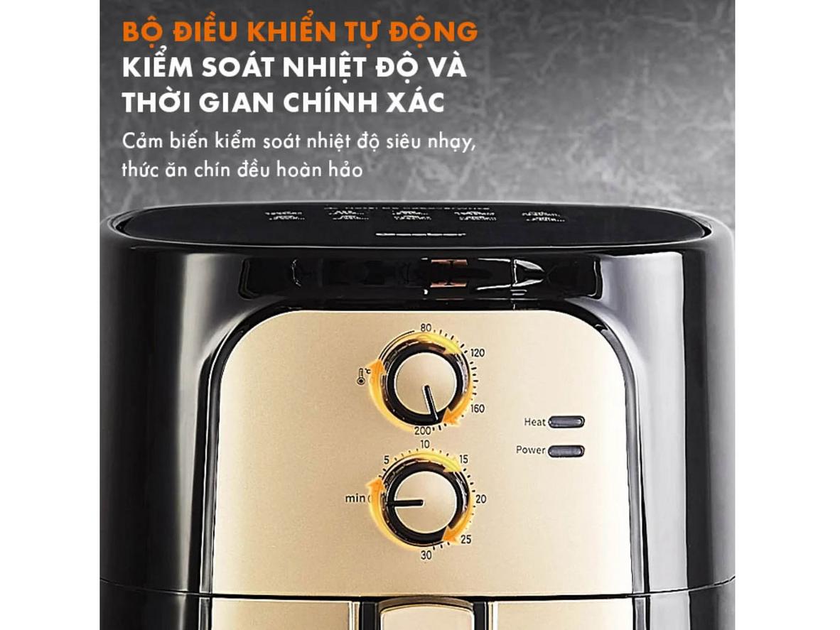 Luồng khí nóng 360 độ Gaabor AF65M-BK01A