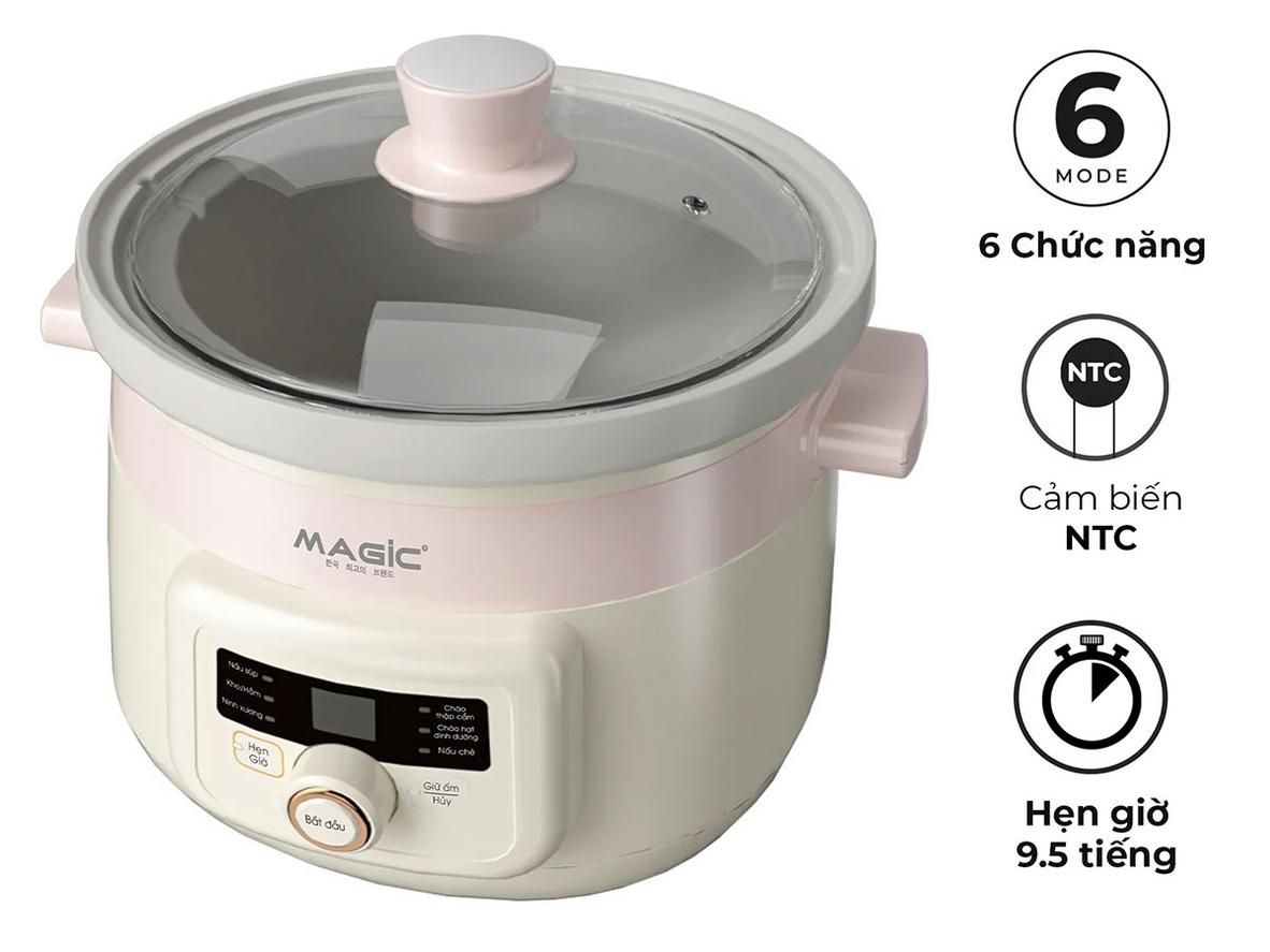Nấu chậm 175W giữ dưỡng chất và tiết kiệm điện