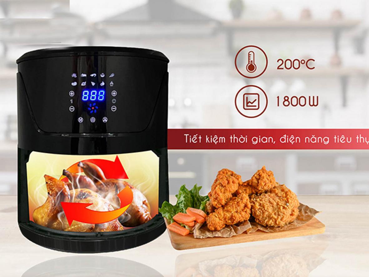 Điều khiển cảm ứng LED trực quan, 10 chương trình nấu sẵn.