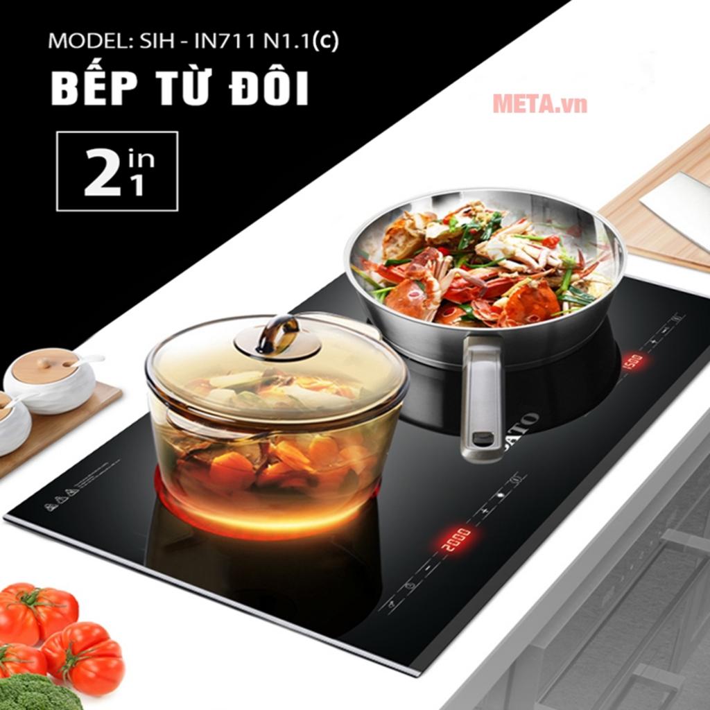 Mâm từ đồng và mạch lọc nguồn giúp vận hành ổn định.