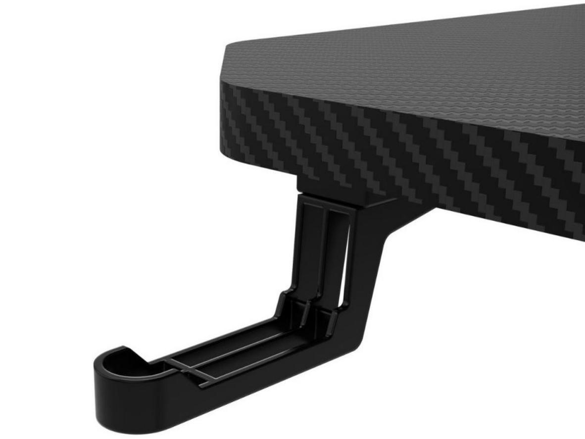 Mặt bàn chống nước và họa tiết vân carbon — dễ vệ sinh và bền