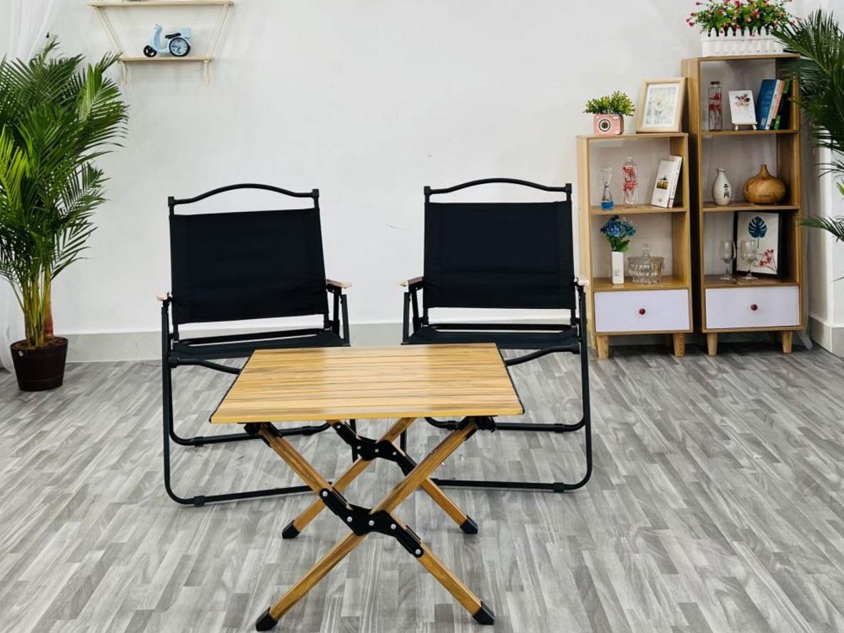 Mặt bàn hợp kim nhôm giả vân gỗ — bền & dễ vệ sinh