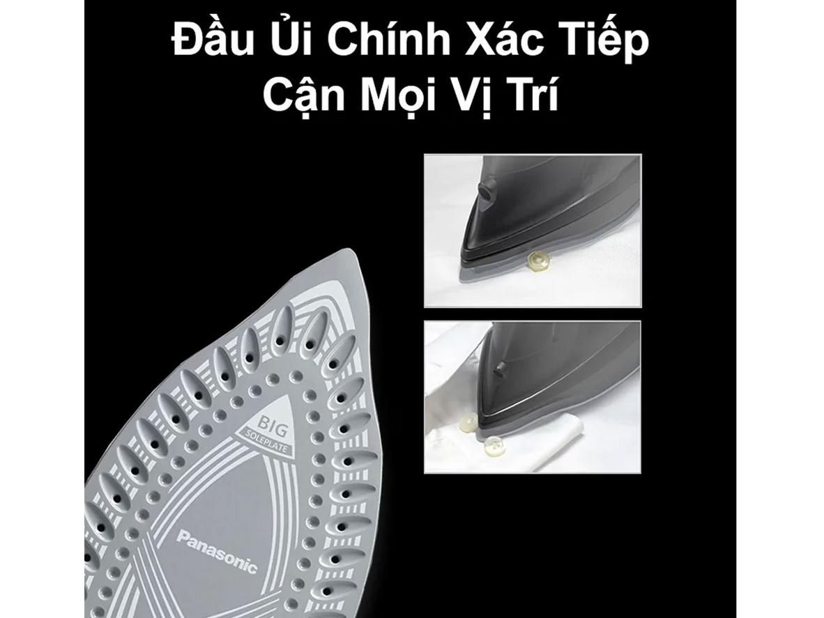 Mặt đế Ceramic rãnh U giúp lướt êm và phân bổ hơi đều