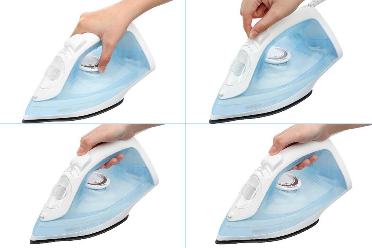 Mặt đế chống dính + Drip Stop + Calc Clean bảo vệ quần áo và thiết bị