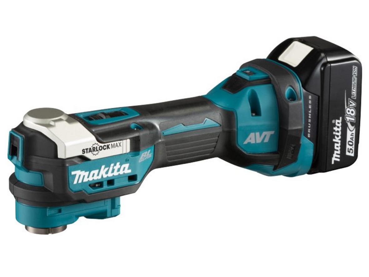 Tổng quan Máy cắt đa năng dùng pin Makita DTM52RTJX2 (BL) 18V