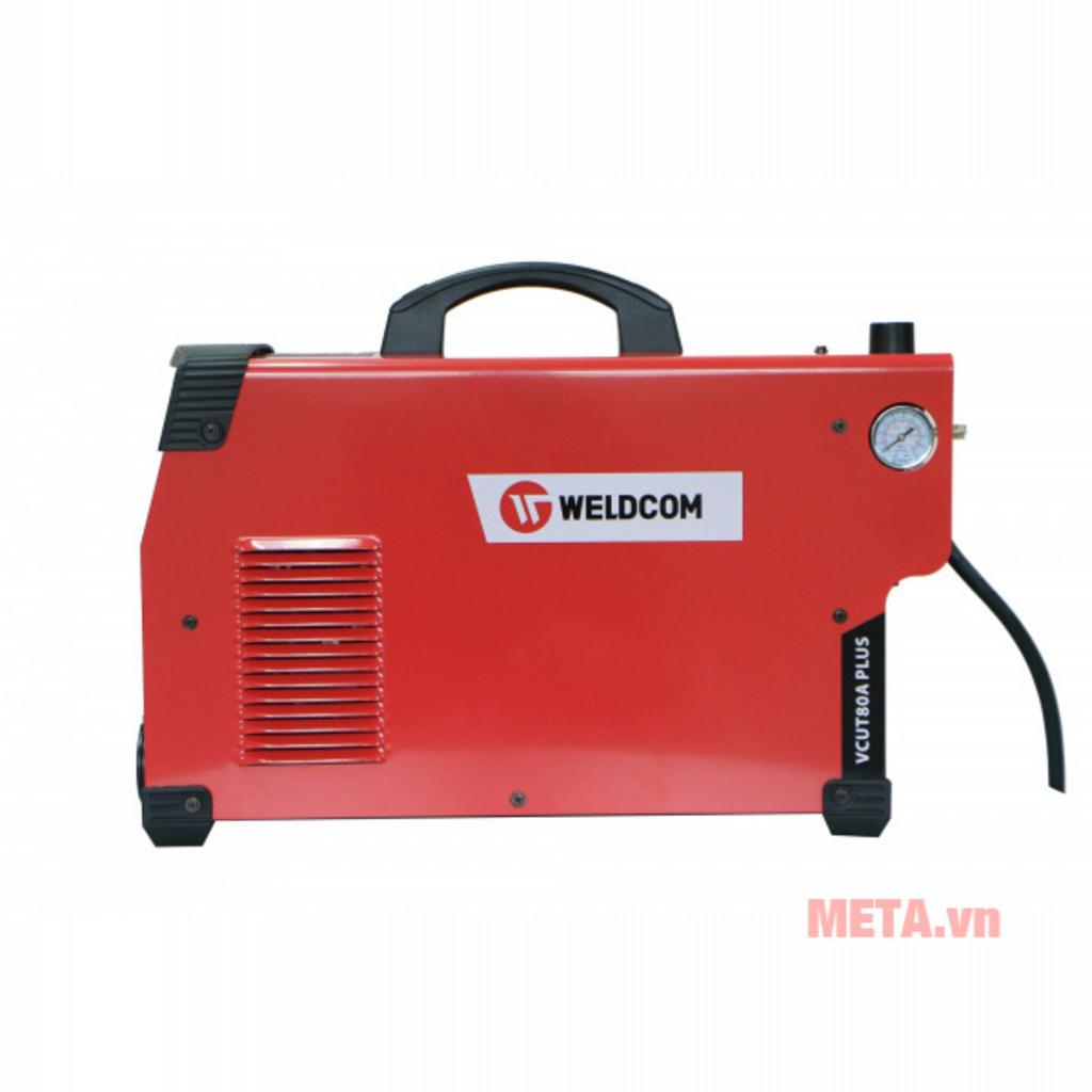 Bảng điều khiển và module IGBT của VCUT 80A PLUS — hiển thị cài đặt dòng và bảo vệ.