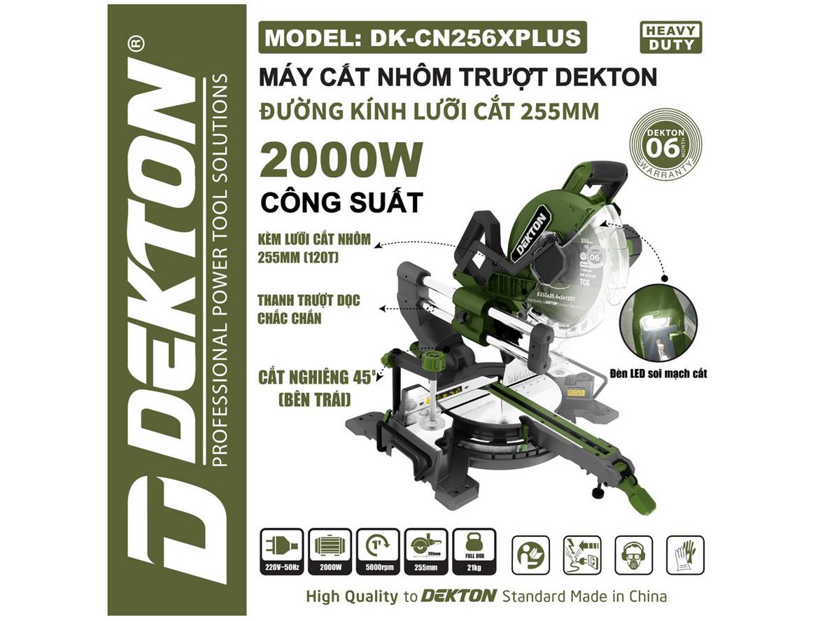 Động cơ 2000W của Dekton DK-CN256XPLUS