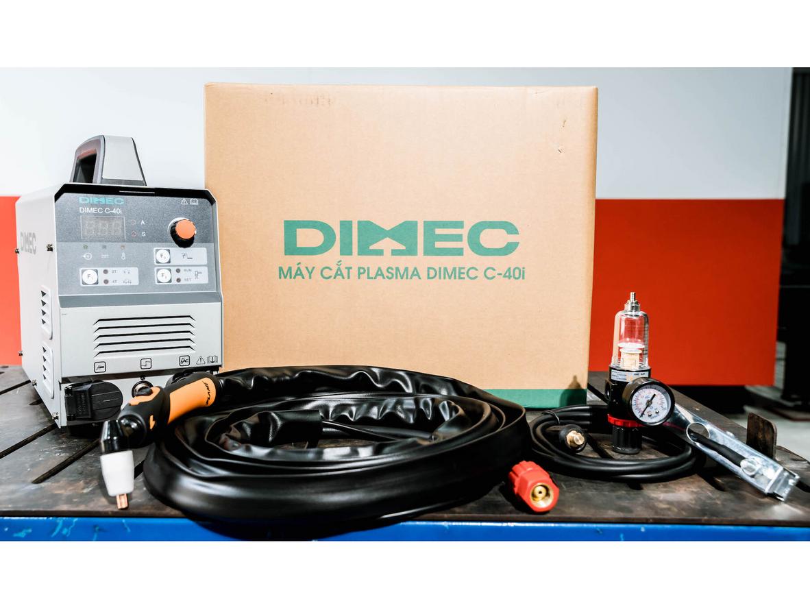 Tem thông số và vỏ máy Dimec C-40i