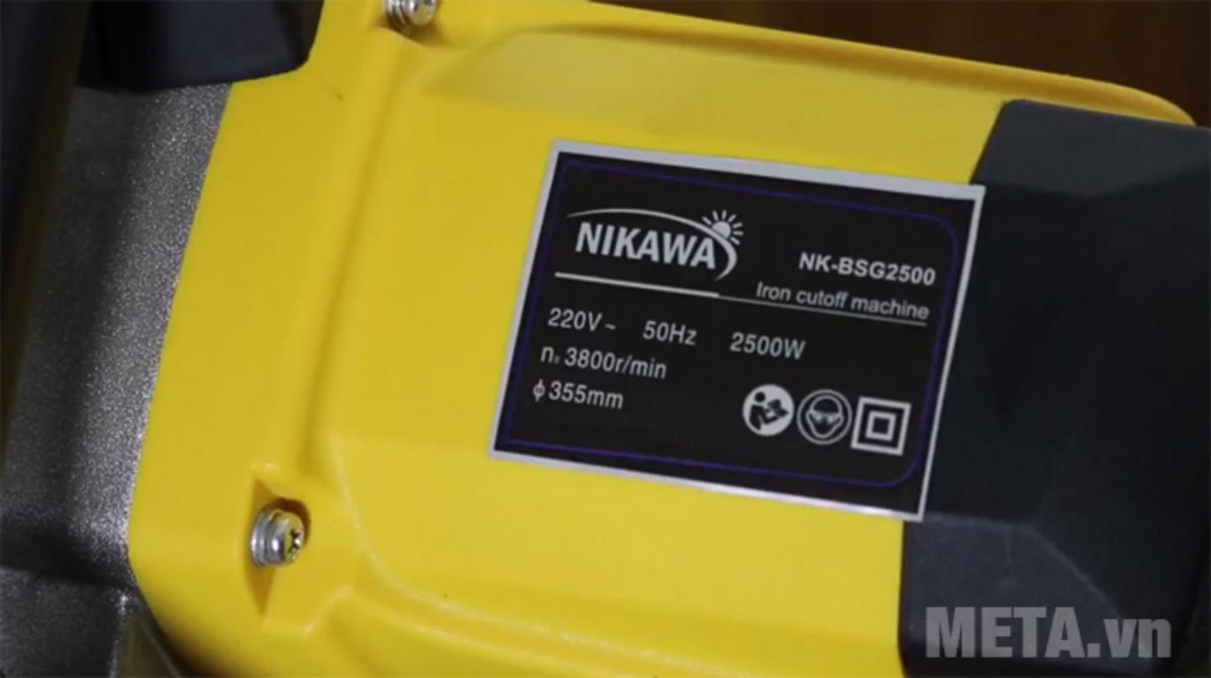 Tổng quan Máy cắt sắt Nikawa NK-BSG2500