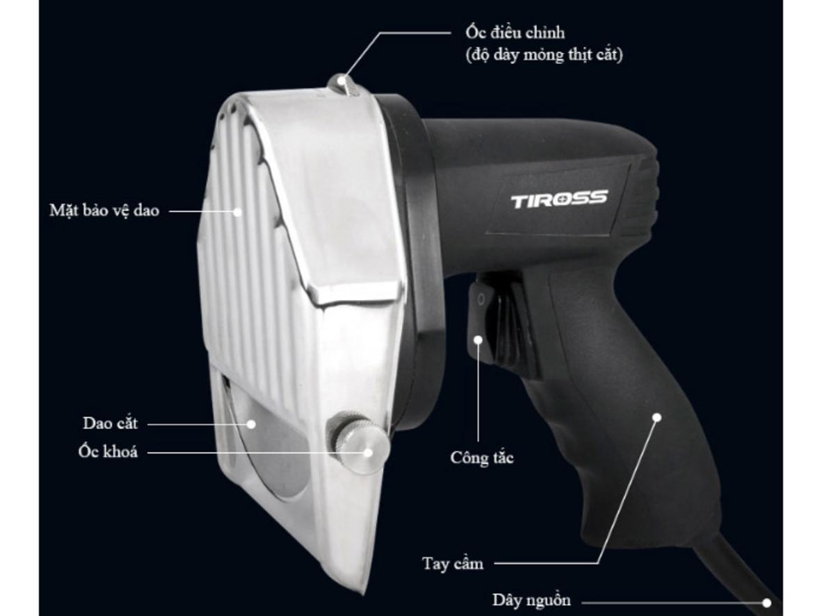 Tổng quan Máy cắt thịt nướng Tiross TS100T