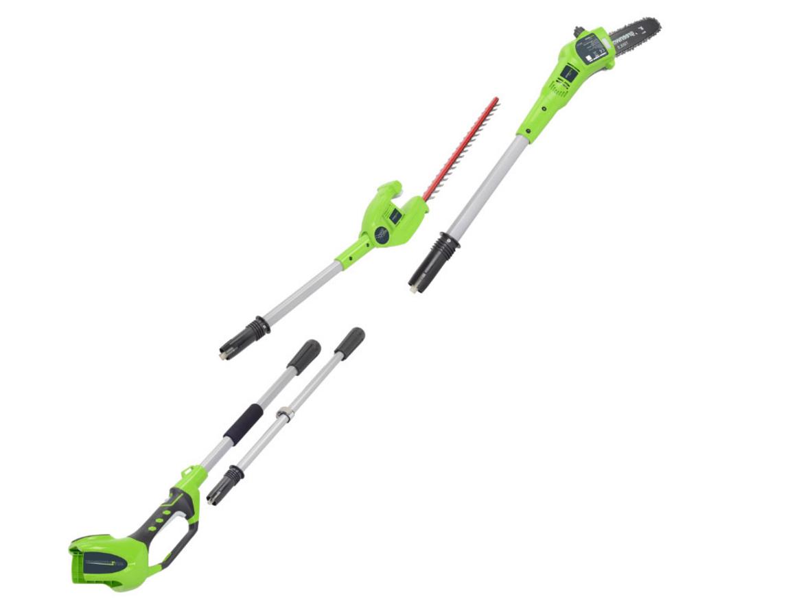 Tổng quan Máy cắt tỉa hàng rào dùng pin Greenworks 40V G40PSH61 (1300607) (Chưa pin, sạc)