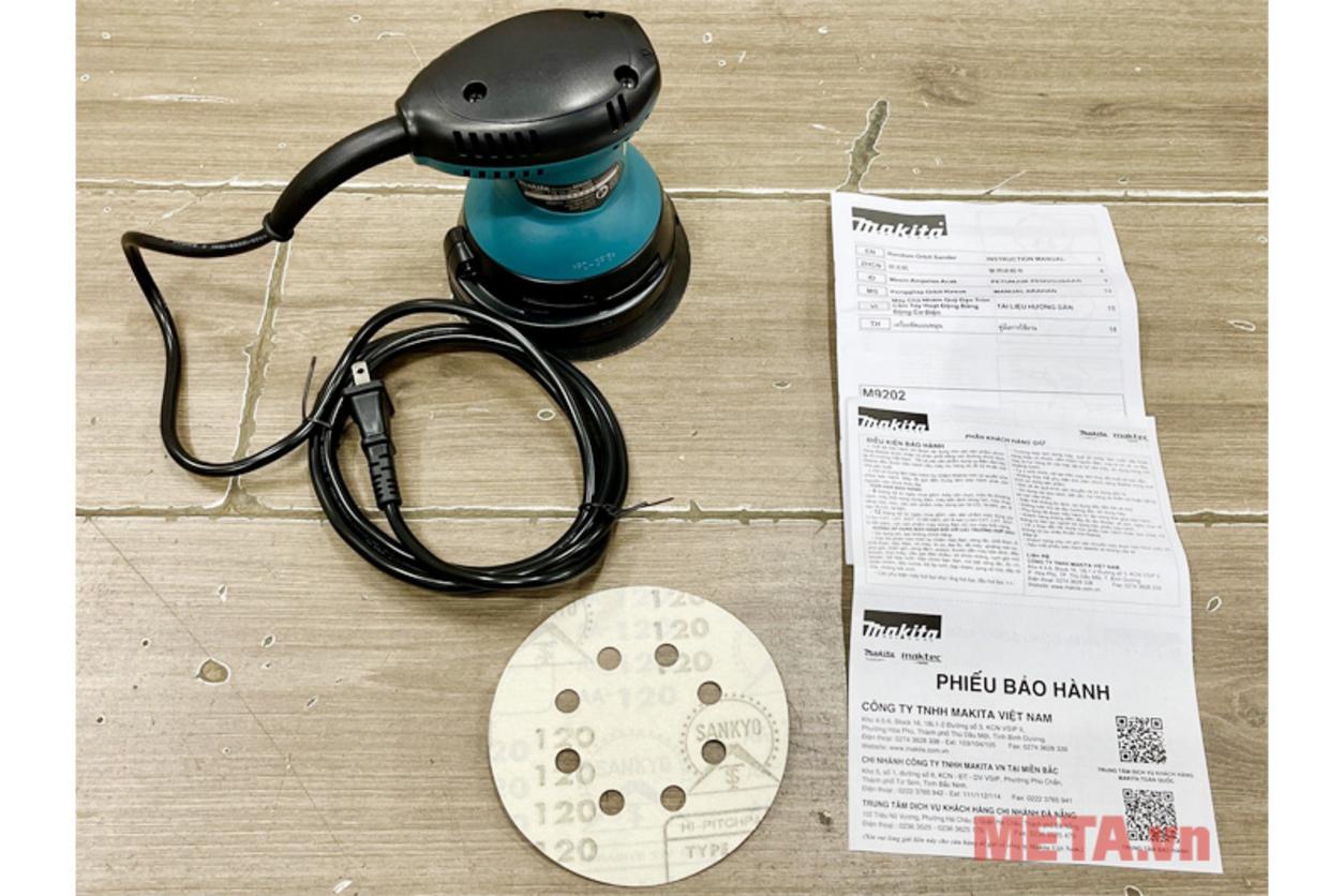 Tổng quan Máy chà nhám quỹ đạo tròn Makita M9202B