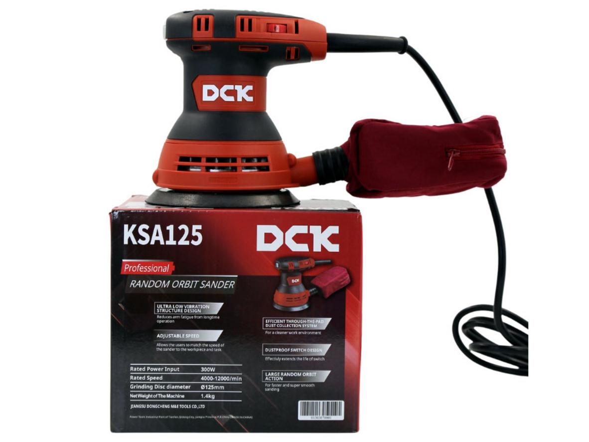 Tổng quan Máy chà nhám xoay tròn DCK KSA125