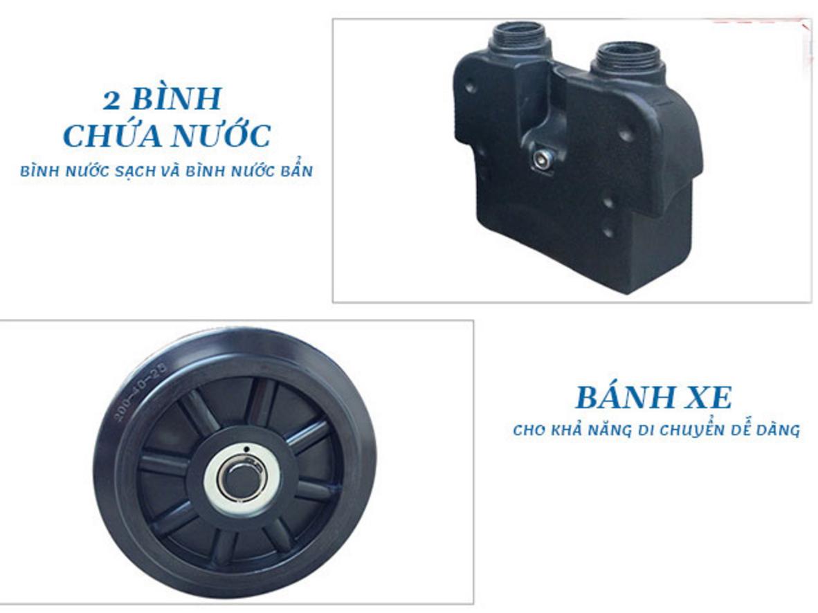 Tổng quan Máy chà sàn liên hợp mini Kumisai KMS201