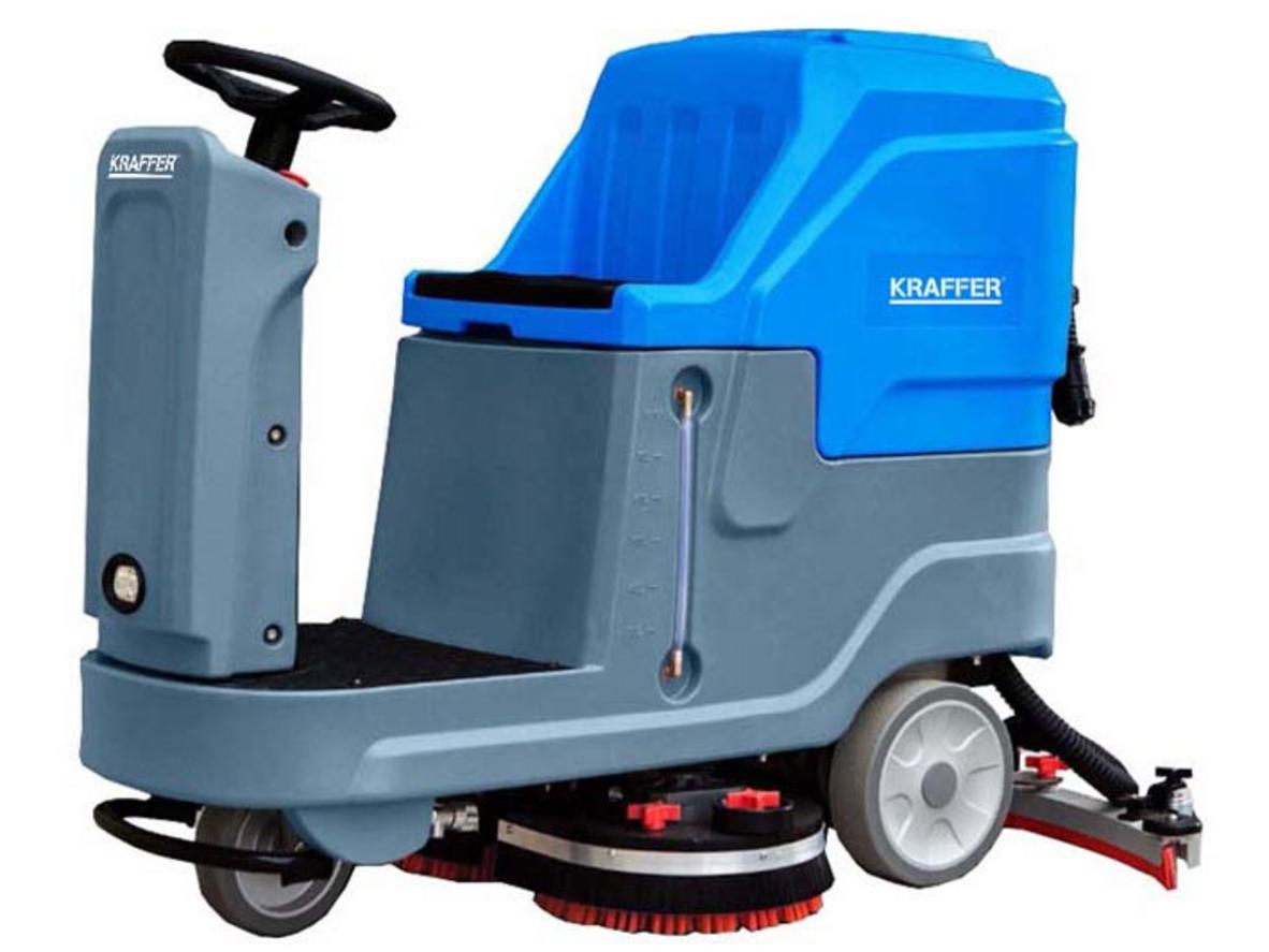 Tổng quan Máy chà sàn ngồi lái Kraffer KF85 dùng bình