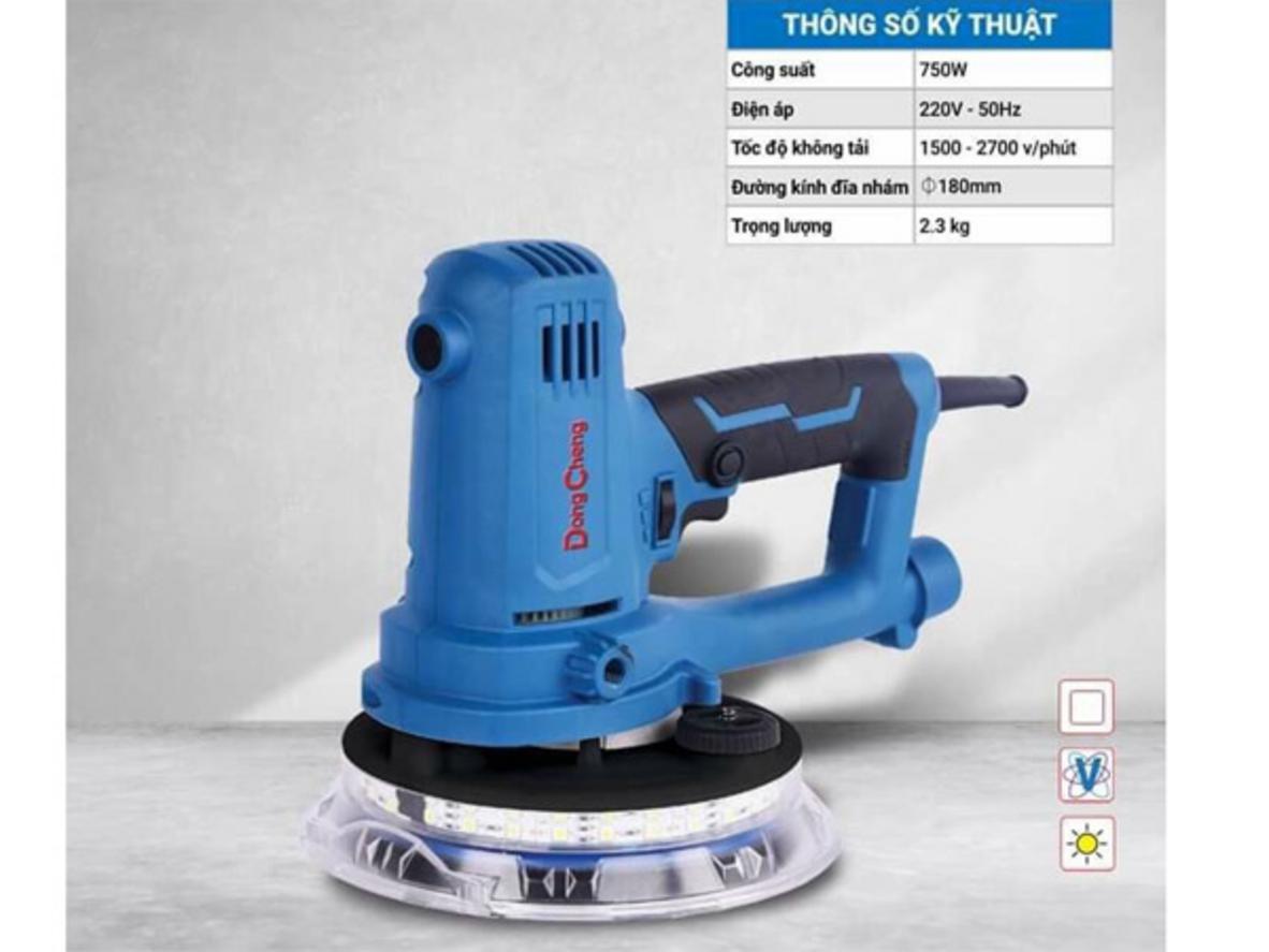 Công suất 750W & mô tơ chổi than — hiệu suất cho công trình nhỏ