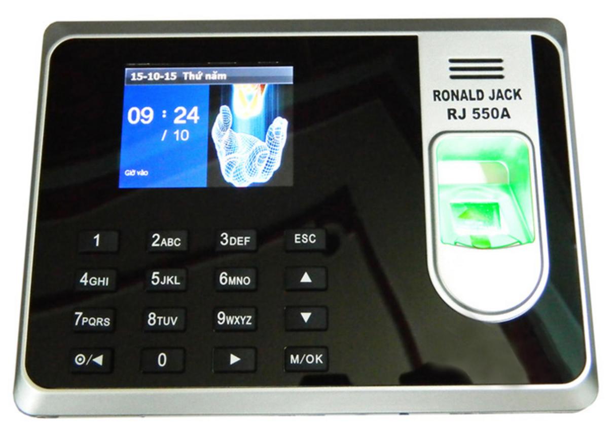 Tổng quan Máy chấm công vân tay Ronald Jack RJ 550A