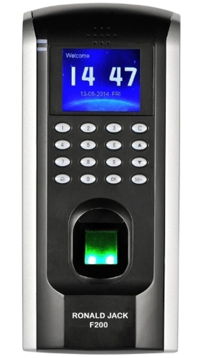 Tổng quan Máy chấm công vân tay và kiểm soát cửa Ronald Jack SF200