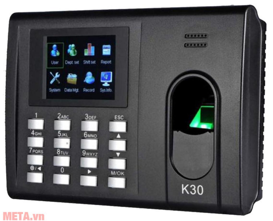 Tổng quan Máy chấm công ZKTeco K30-ID