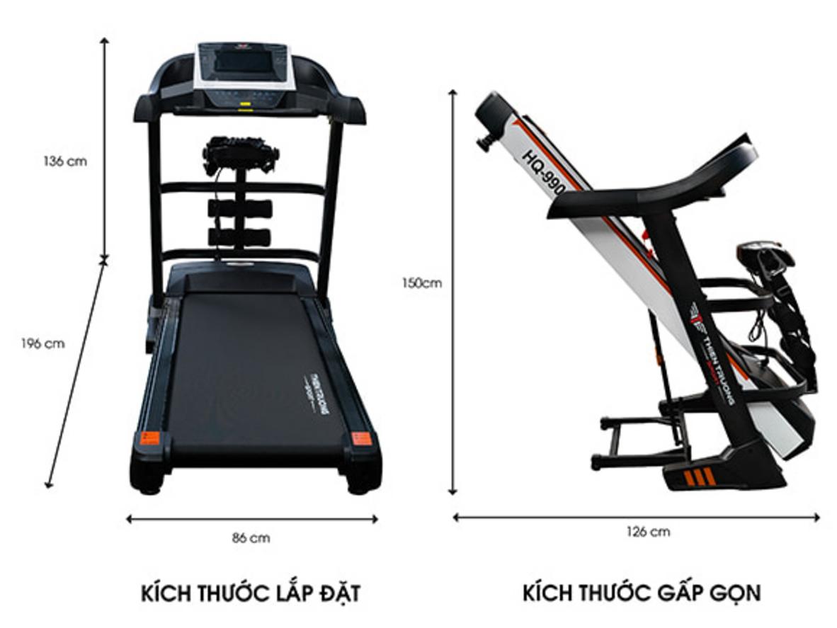 Tổng quan Máy chạy bộ điện đa năng HQ-9900
