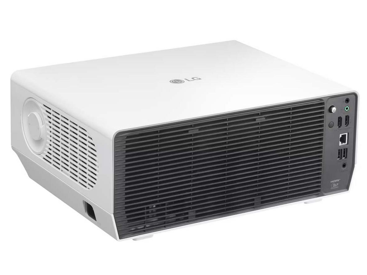 Nguồn sáng laser bền bỉ ít bảo trì.","imagePrompt":"Close-up of the projector's cooling vents and laser module with infographic tags on lifespan and maintenance.