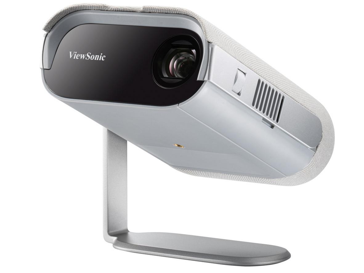 Hình ảnh HD rõ nét với ViewSonic M1 Pro (ví dụ rạp phim tại nhà).