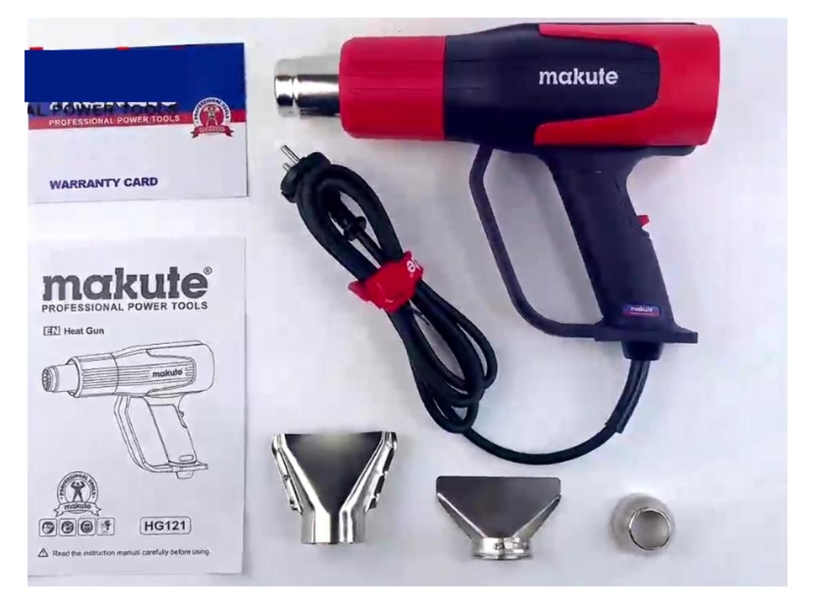 Tổng quan Máy khò nóng Makute HG121 (2.000W)