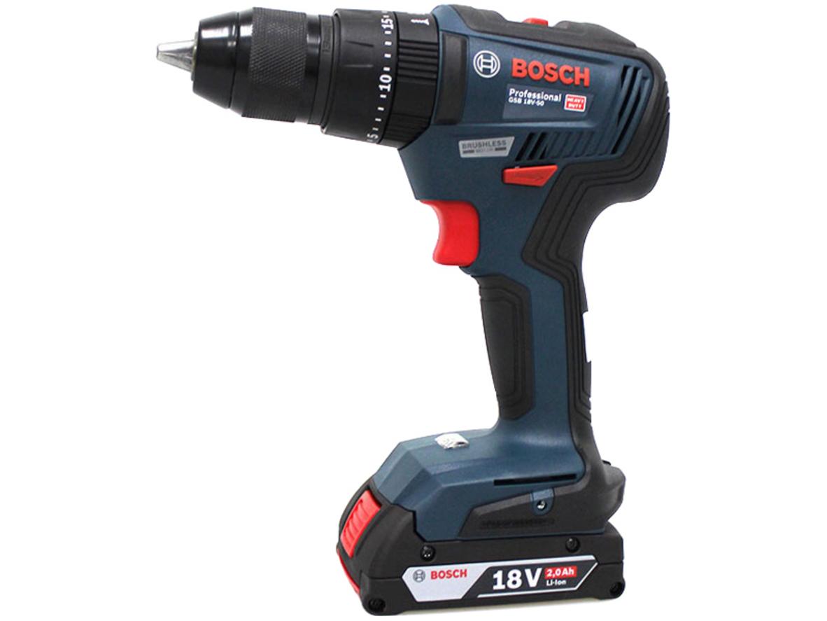 Tổng quan Máy khoan pin Bosch GSB 18V-50 - 06019H5100 (2 pin, 1 sạc)