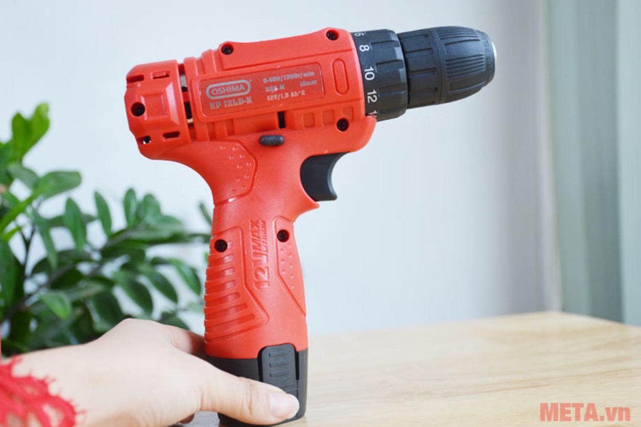 Hiệu suất khoan: gỗ đến 20mm, thép đến 8mm