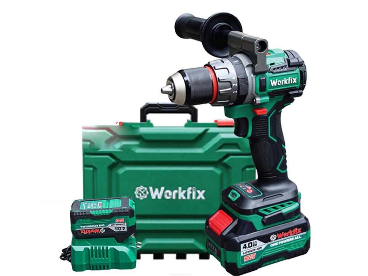 Tổng quan Máy khoan pin Workfix WF-ID13100AK