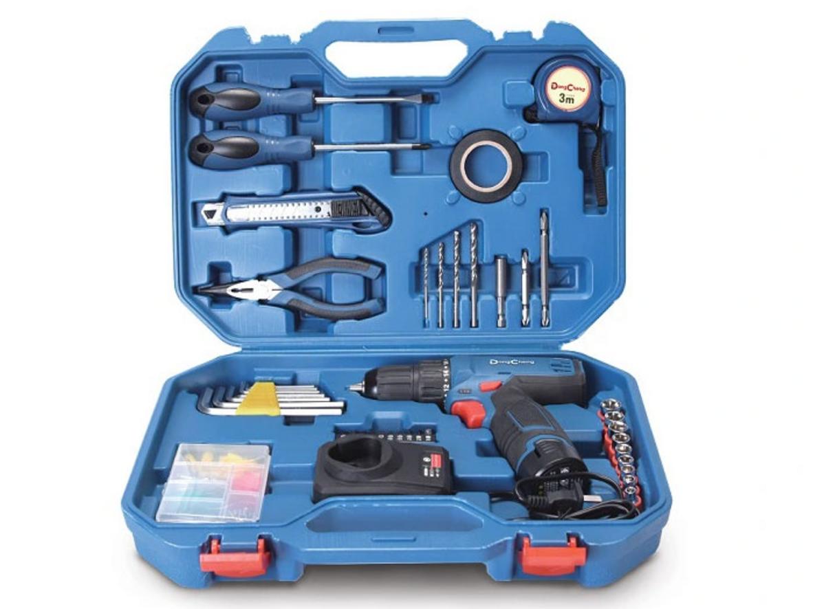 Tổng quan Máy khoan vặn vít dùng pin 12V Dongcheng DCJZ1202i (TD)