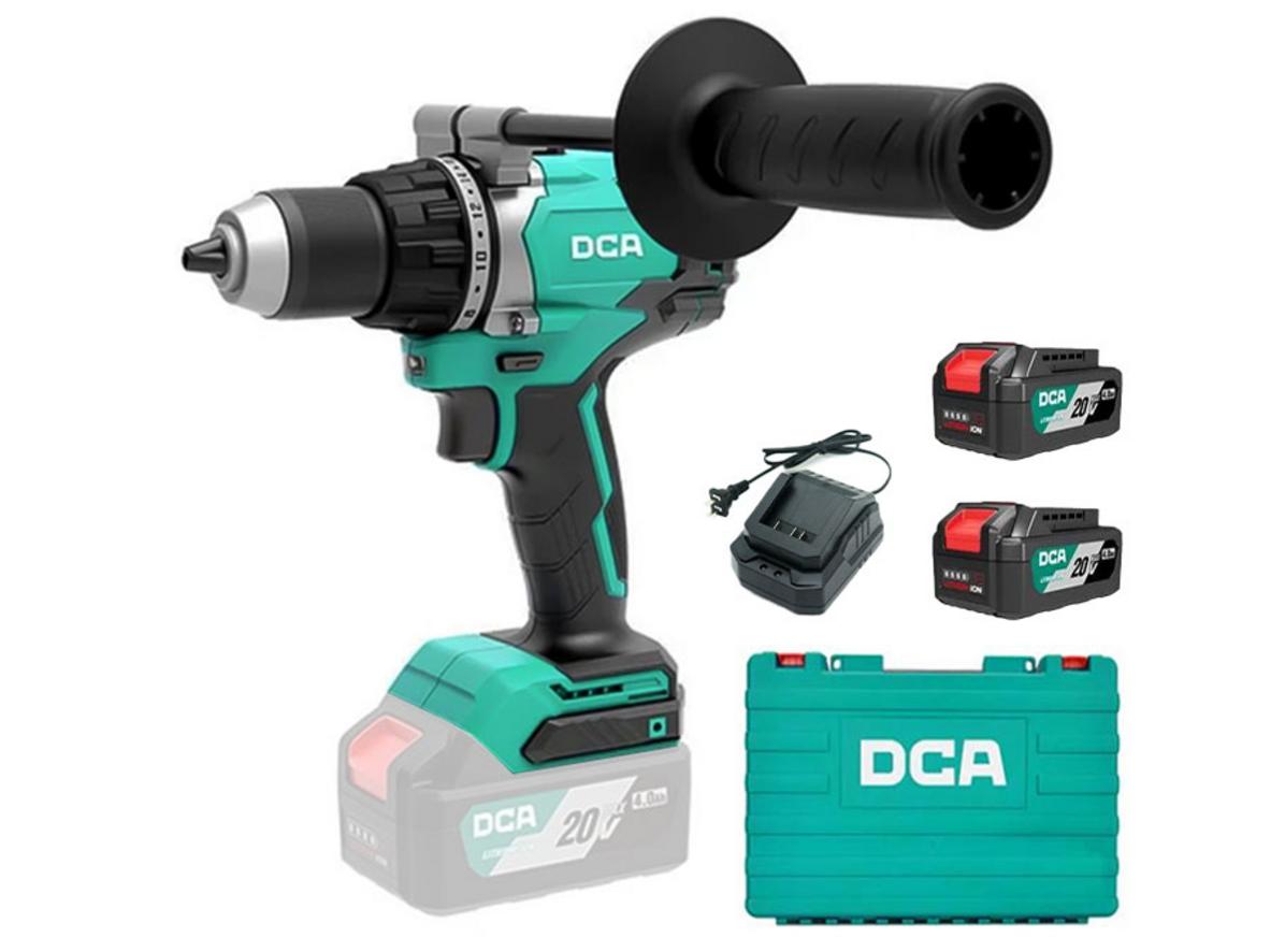 Tổng quan Máy khoan vặn vít dùng pin 20V DCA ADJZ06-13EM (2 pin 4.0Ah, sạc)