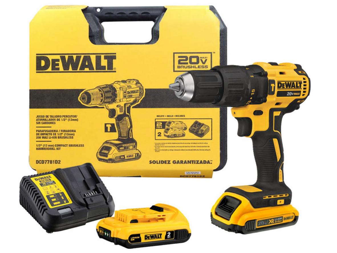 Tổng quan Máy khoan vặn vít dùng pin 20V Dewalt DCD7781D2-B1