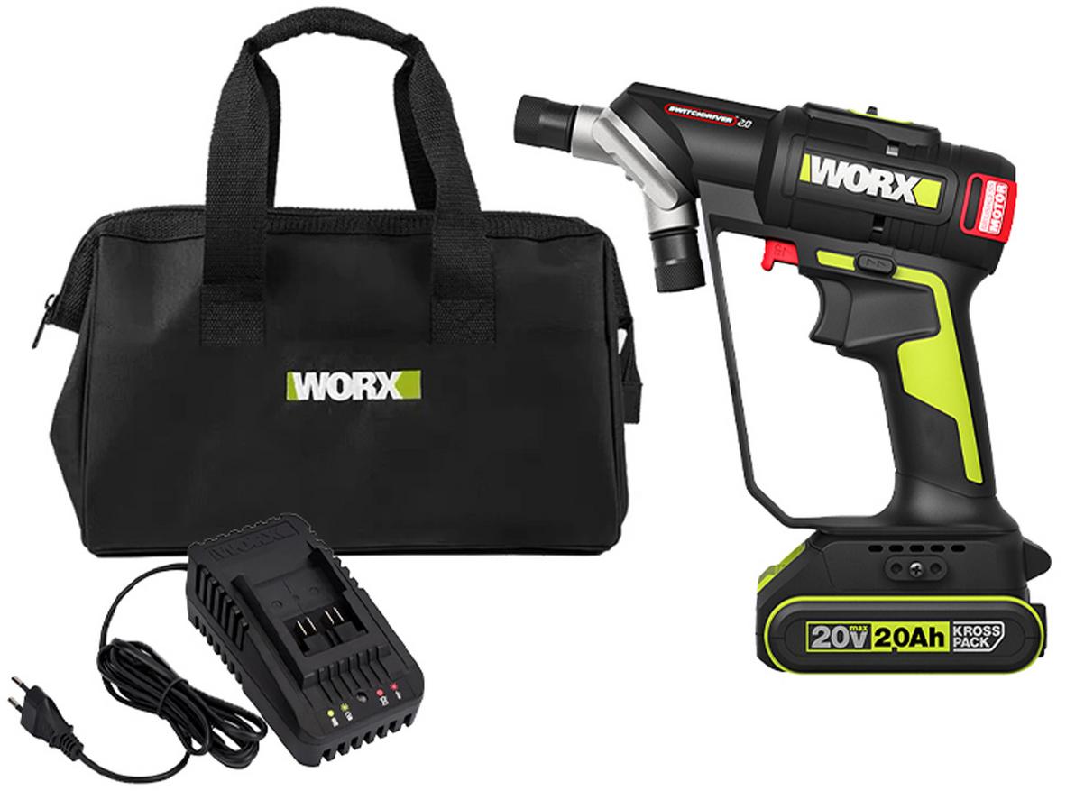 Tổng quan Máy khoan vặn vít dùng pin 20V Worx WU177.1 (1 Pin 2.0Ah, 1 Sạc)