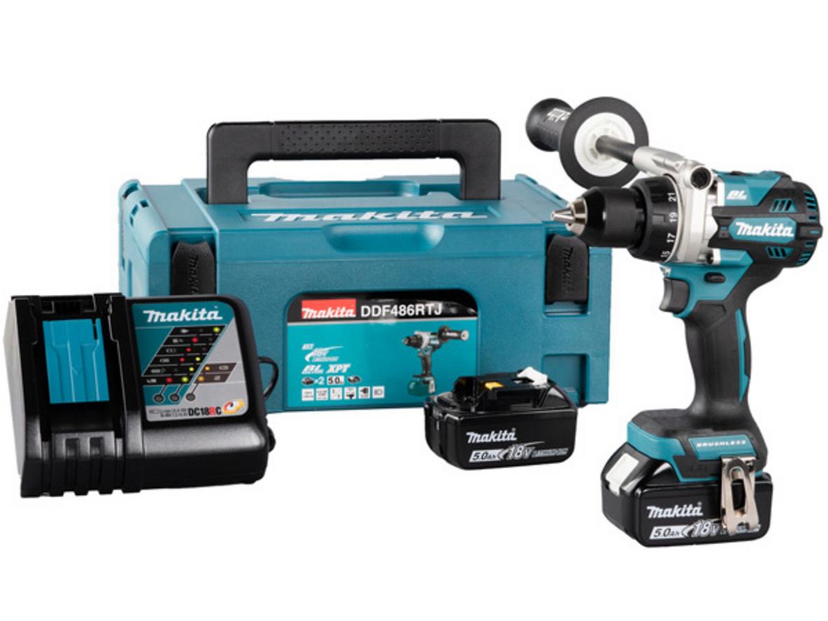 Tổng quan Máy khoan vặn vít dùng pin Makita DDF486RTE