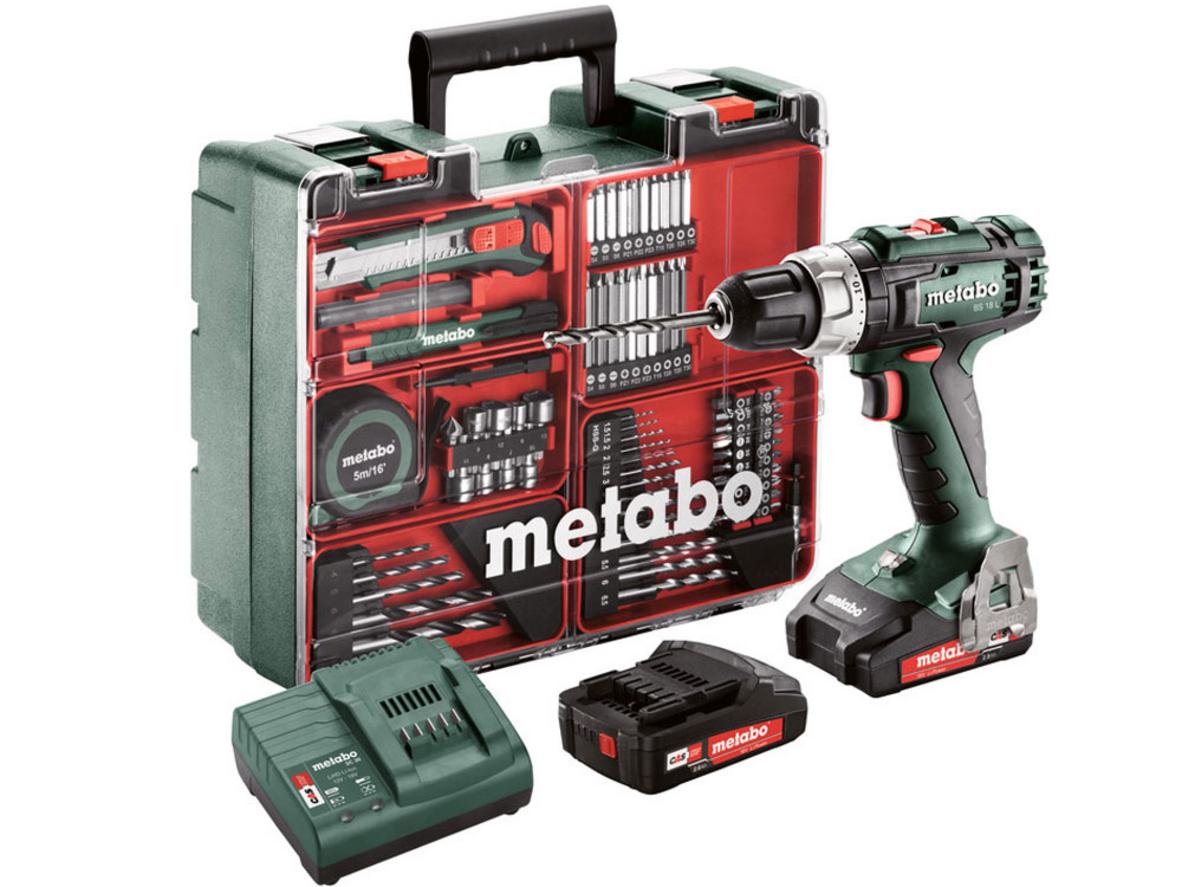 Tổng quan Máy khoan vặn vít dùng pin Metabo BS 18 set