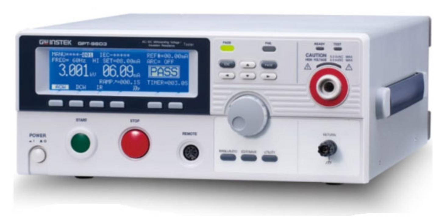 Tổng quan Máy kiểm tra an toàn điện GW Instek GPT-9803