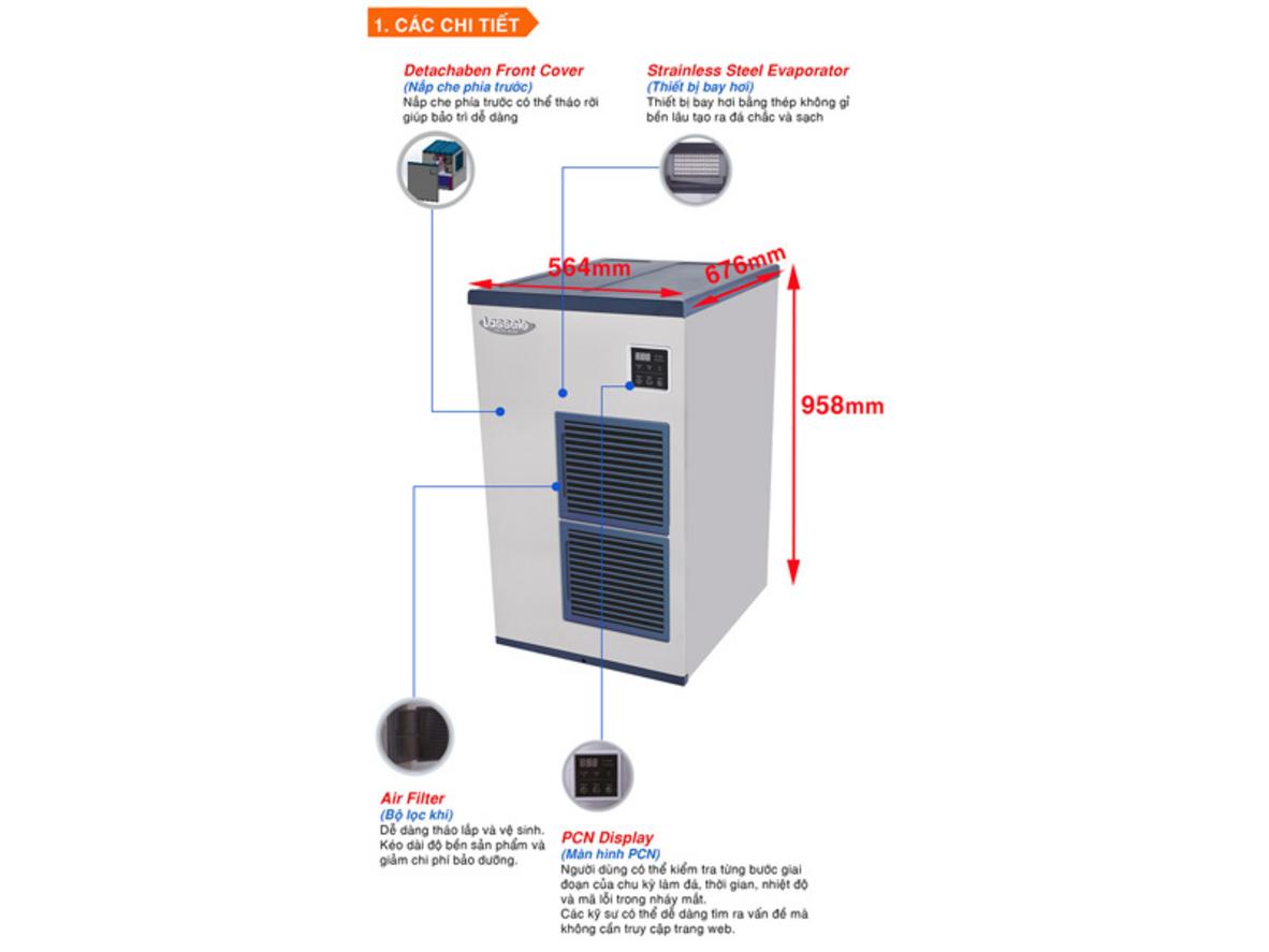 Đá dạng bán nguyệt (Crescent Ice) — lâu tan