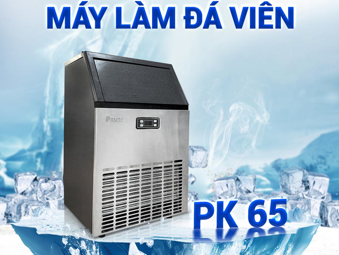 Sản lượng đá 40–65kg/ngày, thùng chứa ~18kg