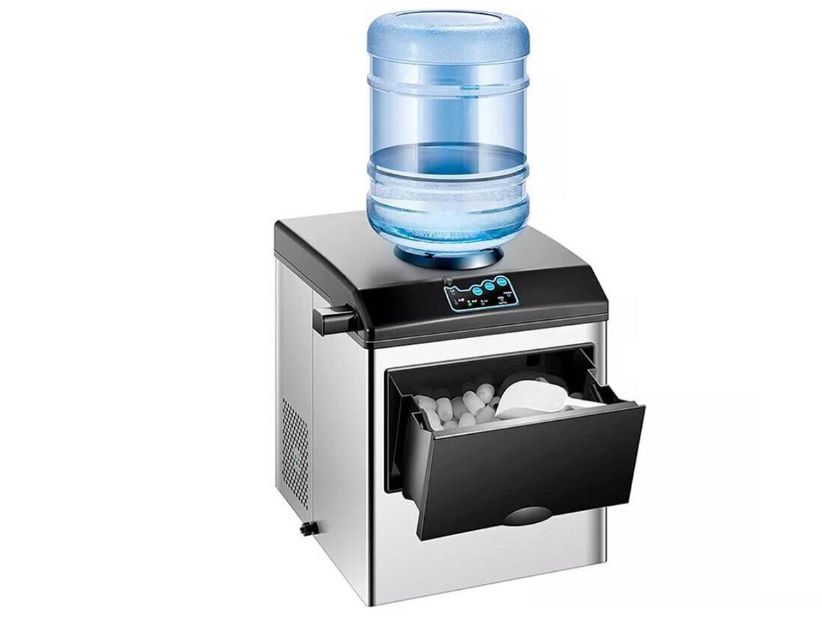 Tổng quan Máy làm đá viên Gourmetmaxx GMI-25KG (25 kg/ngày, kiêm cây nước lạnh)