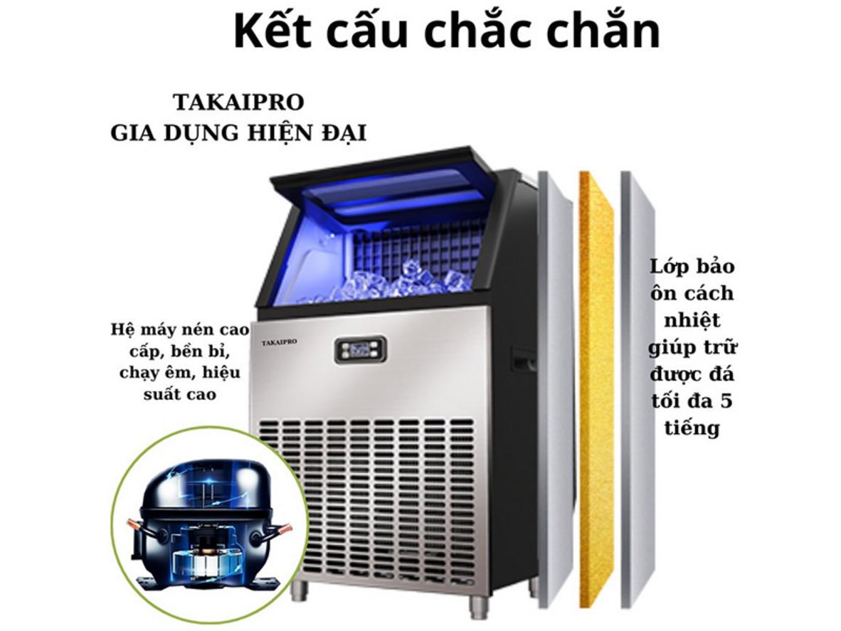 Tổng quan Máy làm đá viên Takai Pro TK-HZB120 120 kg/ngày