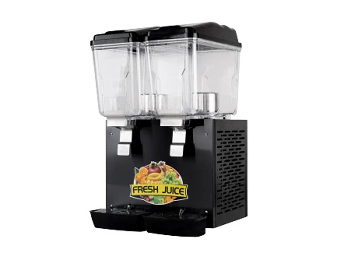 Tổng quan Máy làm lạnh nước trái cây kiểu khuấy tự động JS16LX2-STIR-T (2 ngăn tay đảo)