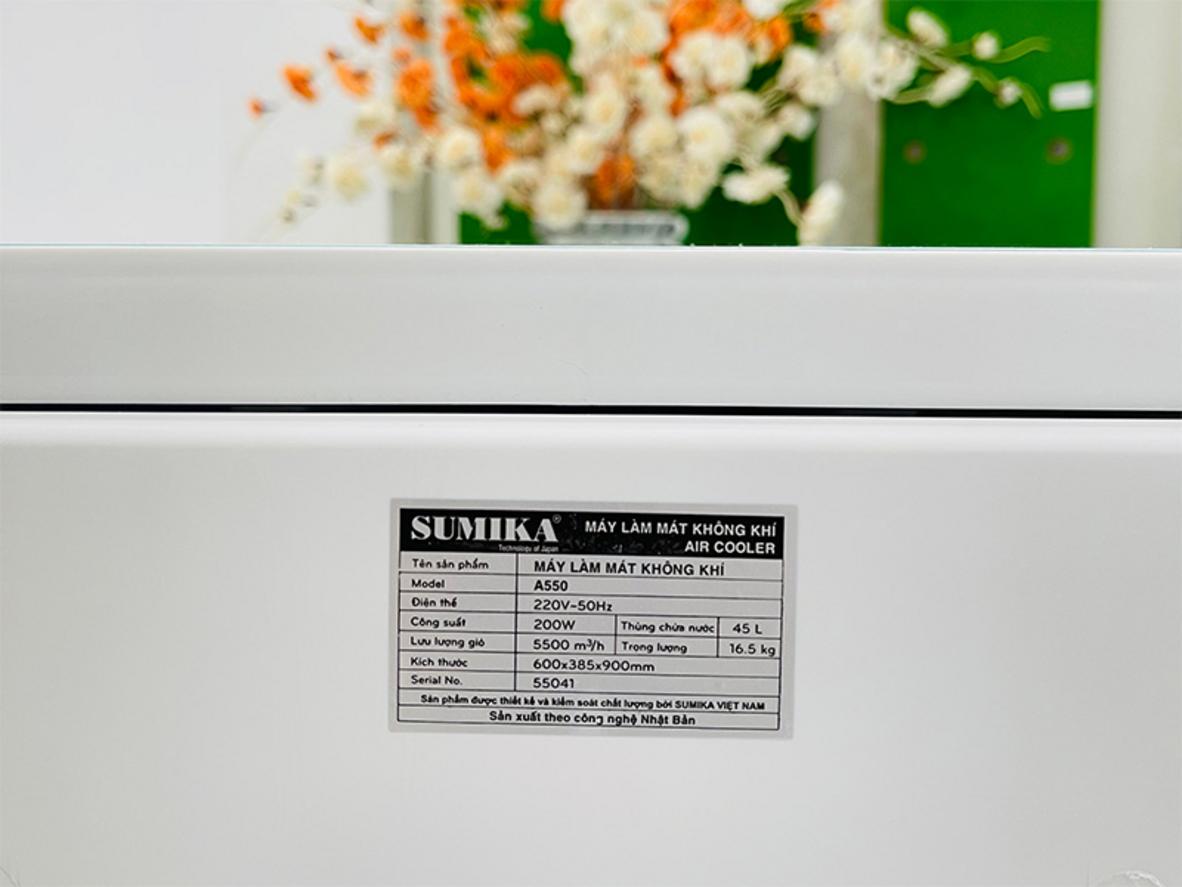 Tổng quan Máy làm mát không khí Sumika A550
