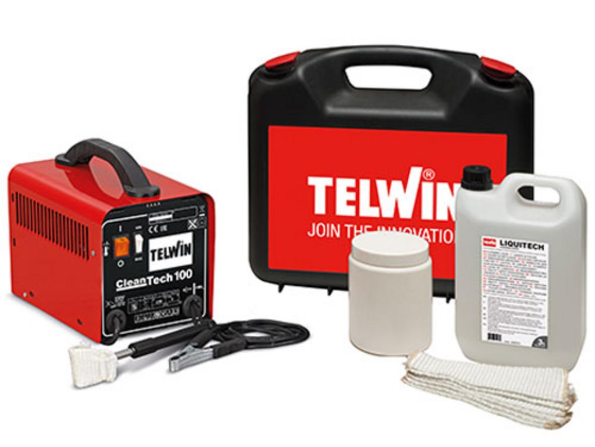 Tổng quan Máy làm sạch mối hàn Telwin Cleantech 100